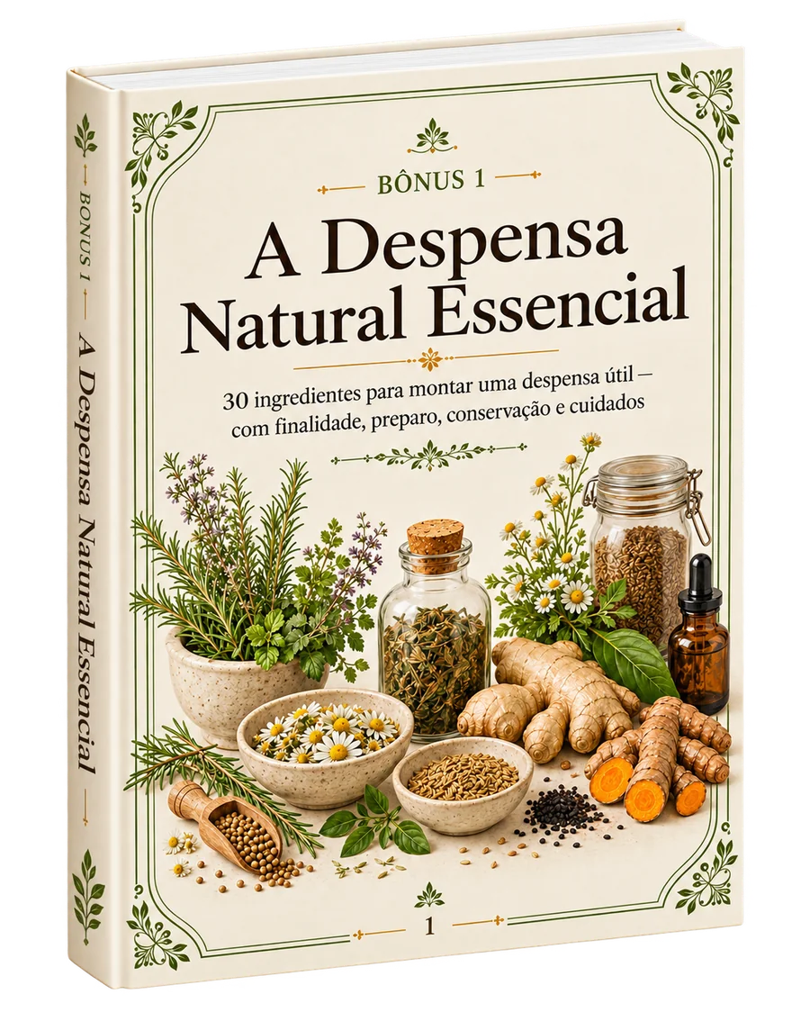 Capa do bônus A Despensa Natural Essencial