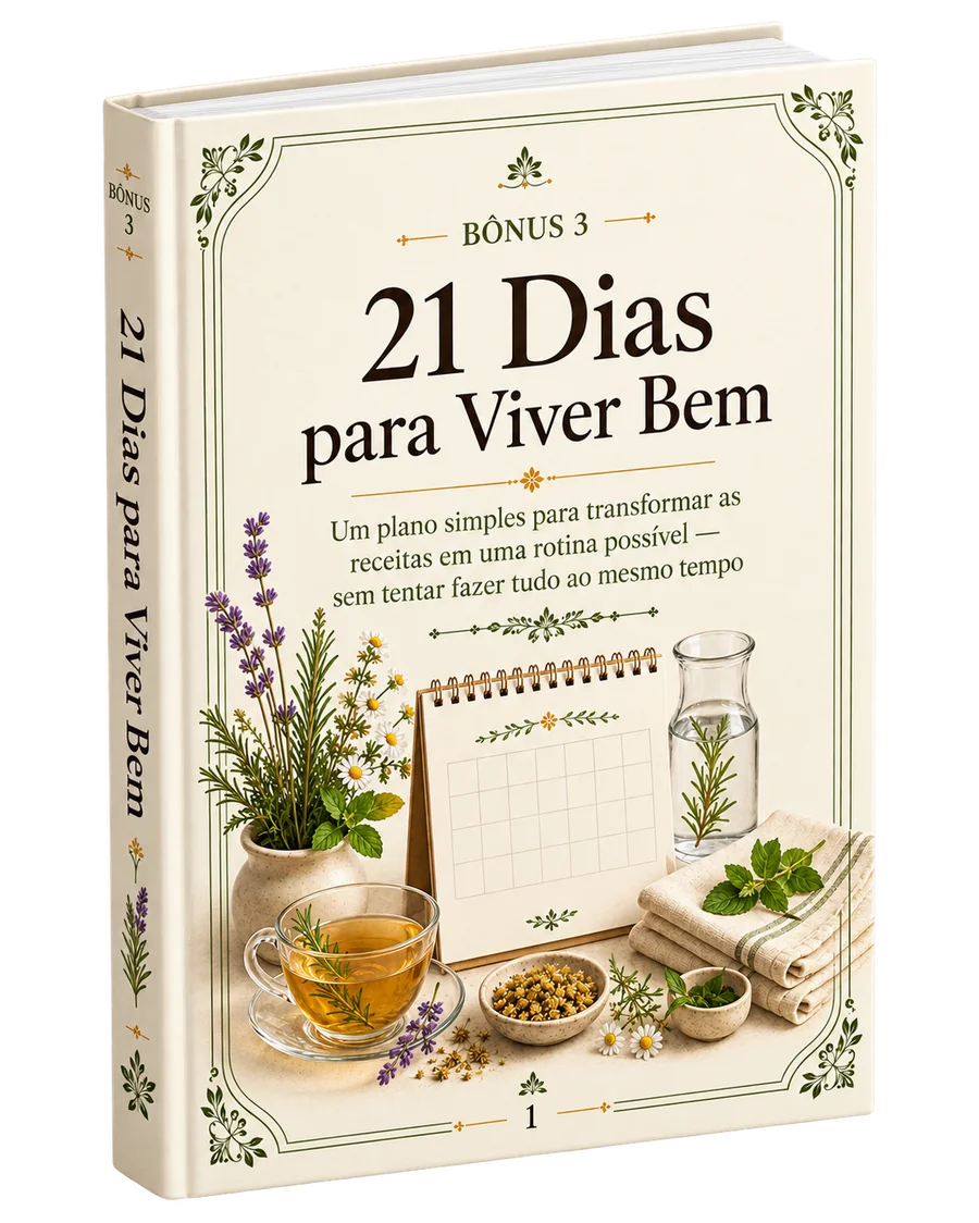 Capa do bônus 21 Dias para Viver Bem